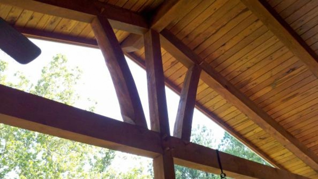 porch timber framing