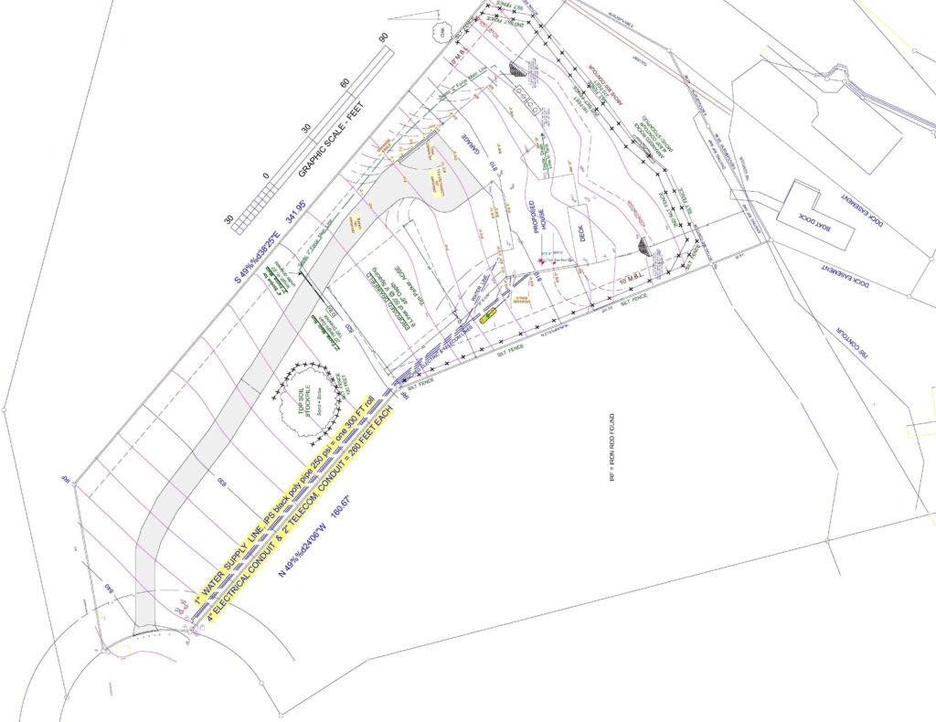 Sample build site plan