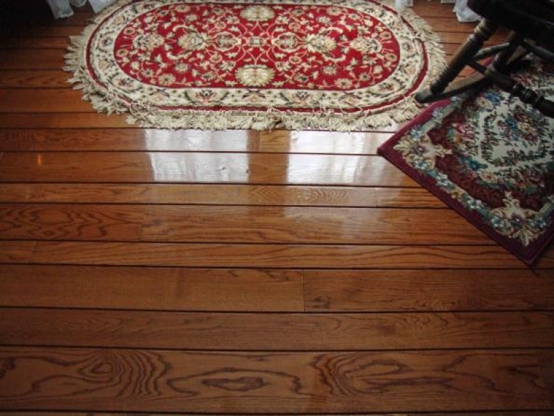 white oak hardwood plank flooring random width and lengths